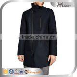 Mens Basic Slim Version Winter Jackets Chimney Collar Coat With Zipper thumbnail-1