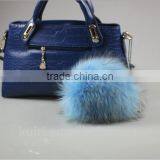 Factory Supply 100% Real Raccoon Fur Pompoms Luxurious Fur Balls Genuine Fur Pom Pom for Bag Hats Cap Scarf Gloves Attached the thumbnail-5