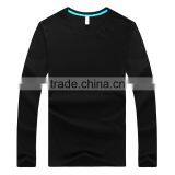 Long Sleeve Mens 100% Cotton Wholesale Cheap Blank Tee Shirt Shirt thumbnail-2