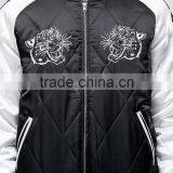 2017 Factory Directly Sale Customized Brand Colors Sizes Material Print Lion Baseball Collar Winter Man Men Jacket thumbnail-3