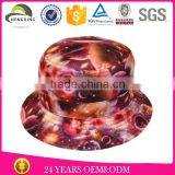 Man 100% Cotton Fashion Galaxy Space Printed Summer Outdoor Bucket Fisherman Hat Custom of Men's Hats thumbnail-3