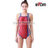 0595 South Korea Gal Triangle Swimsuit Gal Tight Sports Professional Jumpsuit Swimming Suit thumbnail-1