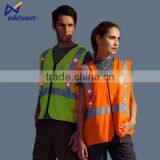 Working Outdoors Flashing Safety Vest With Reflective Fabric thumbnail-1