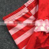 2016 Valentine's Day Heart Outfits Grils Party Clothes Toddler Baby Pant Heart Red Top Stripes Pant Girls With Accessories thumbnail-2