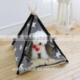 R1934H Good Pattern Wood Oop Pet Dog Cat Teepee Tent Bed Wholesale thumbnail-1