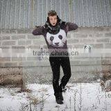 Unisex 3D Panda Printed Fleece Streetwear Sweatshirt thumbnail-5