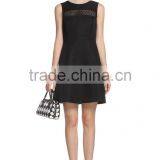Black Cobwebbing Combined Dress thumbnail-1