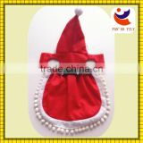 Factory R & D christmas dog costume non-woven dog dress cute dog dress red doy dress