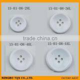 Pearl White Ladies Fur Coat Button thumbnail-1