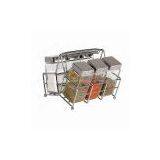 Glass Spice Bottles With Sliver Wire Racks thumbnail-3