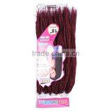 2016 Best Selling no Tangle Top Quality Jumbo Senegalese Twist Synthetic Fiber Hair Braid 201g thumbnail-2