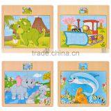Children's Puzzle Toys Assembly Block Educational Wooden Jigsaw Toy for Kids thumbnail-3