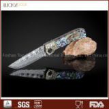 Damascus steel hunting tactical knife
