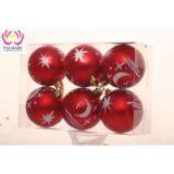 2016 New Design Decoration Matte Painted Christmas Ball