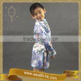 Floral Pattern Chinese Style Qipao Fancy Dress thumbnail-2