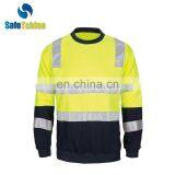 hi vis reflective safety fleece sweatshirt