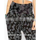 Wide Waistband Women Rayon Harem Pants Thailand thumbnail-4