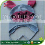 Earflaps Mouse Knit Hat Children Winter Warm Beanie Hat