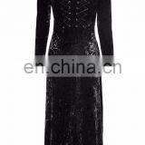 Gothic Punk Rave Black Longsleeve Velvet Dress-jacket Y-735 thumbnail-3