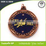 Promotional Cheap Custom Logo Medal With Antique Brass Plating thumbnail-3