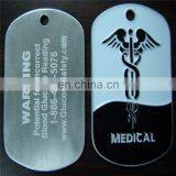 Souvenir Use and Promotional Theme Dog Name Tag Military Use Dog Tag