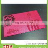 Pearlized Color Metal Stainless Steel Magnetic Stripe Card thumbnail-1