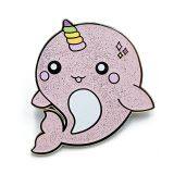 Dolphin Glitter Hard Enamel Pin thumbnail-3