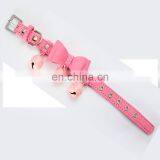 Double-layer Bow Cat Bell Rhinestone Pet Collar thumbnail-3
