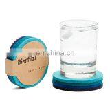 Orange Color Heat Resistant Stone Drink While Marble Coasters for Sale Embroidery Coaster Cork Products thumbnail-7