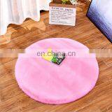 Super Soft White Faux Rabbit Fur Area Rug Carpet thumbnail-6