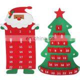Felt Christmas Wall Hanging Tree Calendars for Decorations thumbnail-3