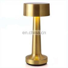 Artificial Intelligent Aluminum Decoration Dimmable by Touch Wireless Metal Table Modern Lamps