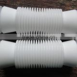 PTFE bellows PTFE soft connection PTFE spool used in glass valve made in china