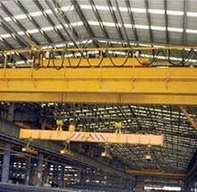 QC Type Remote Control Box Type Double Beam Electric Magnetic Type Bridge Traveling Crane thumbnail-3