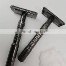 Classic Mens Copper Metal Handle Double Edge Blade Shaving Safety Razor thumbnail-2