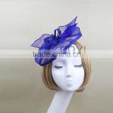 Handmade Design Sinamay Fabric Feather Wedding Party Fascinator With Alice Band thumbnail-3