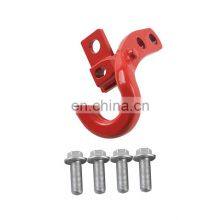 Steel Rear Tow Hook for Jeep Wrangler JL 18+ Accessories Trailer Hook Rear Tow Bar for JL thumbnail-1