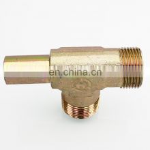 China hydraulic carbon steel connector tee fitting