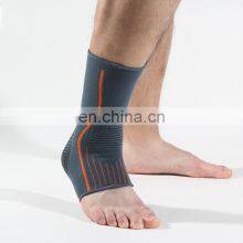 High Quality Elastic Sport Fitness Compression Knitted Ankle Brace Support Sleeve