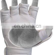 Custom Design Professional Punching Training MMA Half Finger PU Leather Boxing Gloves thumbnail-3