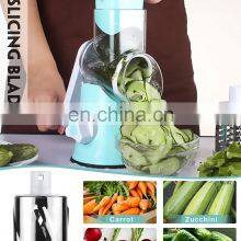 Kitchen Manual Round Mandolin Slicer Grinder Multifunction Cheese Grater Vegetables Grinder thumbnail-4