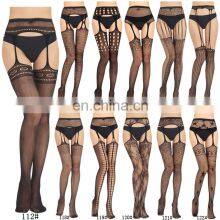 2022 Mature Women Foot Black Lace High Tight Interior Nylon Silk Stocking Foot Sexy Stockings thumbnail-1