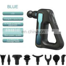 Mini Percussive Therapy Deep Tissue Muscle Treatment Triangle Massage Gun For Athlete thumbnail-4