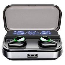 T10 TWS Fingerprint Touch Stereo Headsets Sport Gaming Headphones Wireless Earbuds Blue Tooth With 4000mAh Waterproof Earphone thumbnail-1