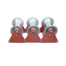 High-Strength Aluminum Cable Pulley 5-50T - For Power Transmission/Telecom Underground Trench Laying thumbnail-2