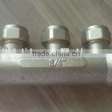 Brass forged water manifold for pex-al-pex heating pipe water manifold                        
                                                Quality Choice