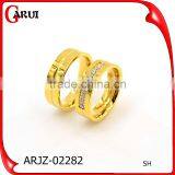 Latest Gold Ring Designs Rings for Woman and Men Stainless Steel Gold Wedding Rings Supplier's Choice thumbnail-1