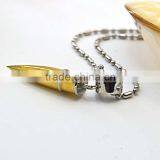 Wholesale Fashion Jewelry Costume Jewelry Gold 316l Stainless Steel Jewelry Gold Pendant thumbnail-6