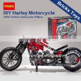 Decool Bricks Toys 378pcs Transport Series Technic Motorcycle 3354 Sets Educational DIY Toys for children