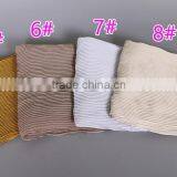 2016 New Style Stripe Embossed Viscose Plain Muslim Women Hijab Scarf thumbnail-6